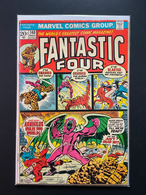 Fantastic Four 140 Marvel Comics Nov 1973 Annihilus Appearance