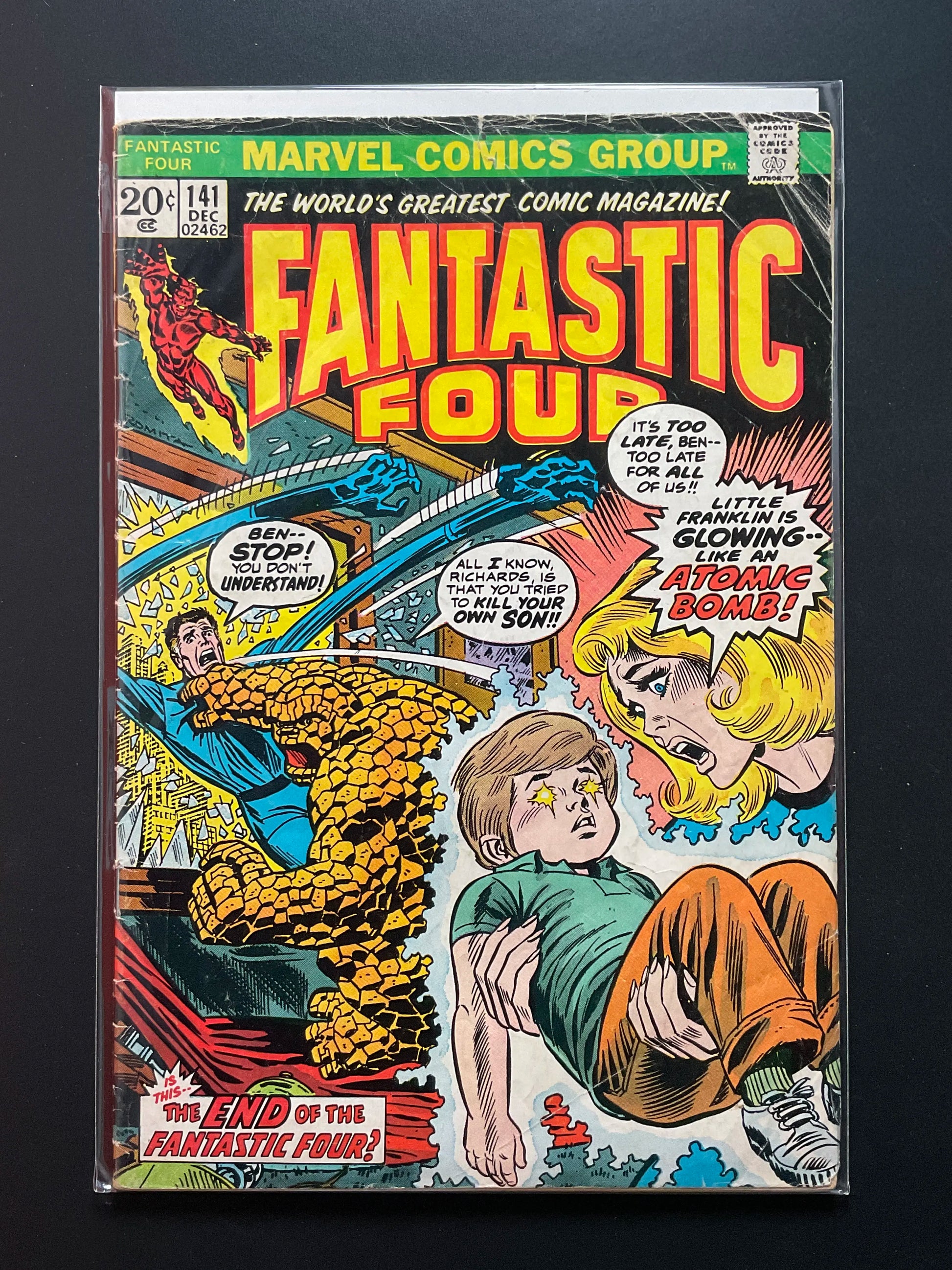 Fantastic Four 141 Marvel Comics Dec 1973 - A