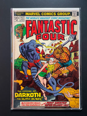 Fantastic Four 142 Marvel Comics 1974 The Coming of Darkoth - A