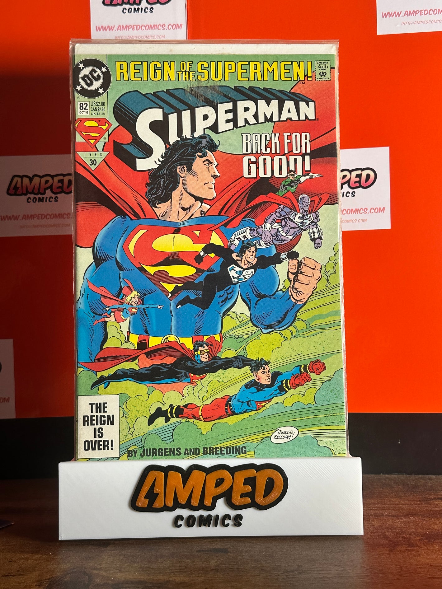 Superman 82 DC Comics 1993 Reign of the Supermen