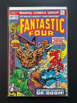 Fantastic Four 143 Marvel Comics Feb 1974 Dr. Doom Appearance