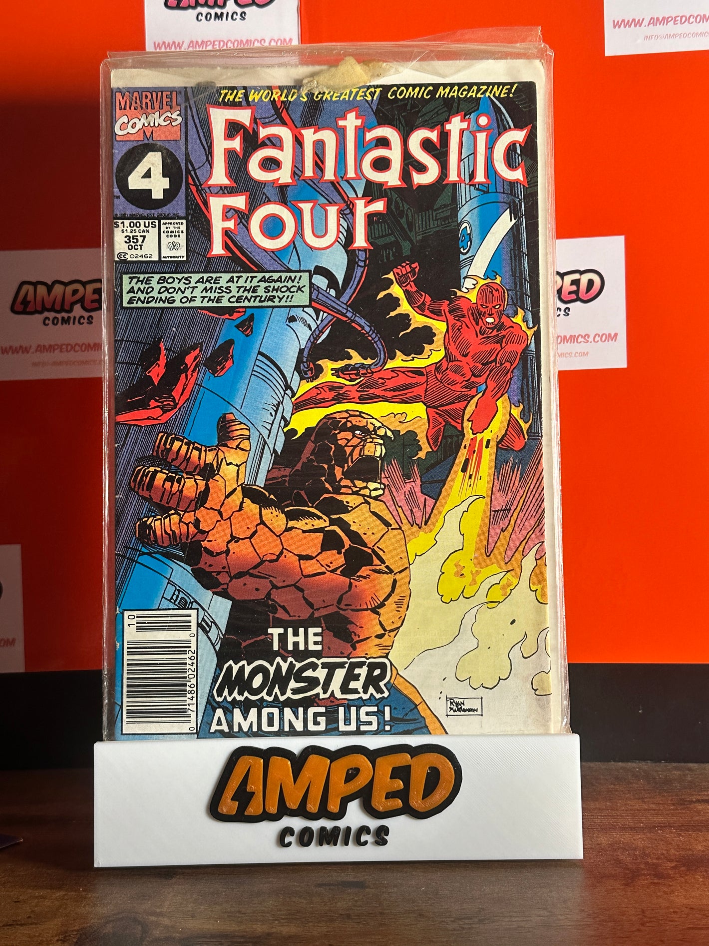 Fantastic Four 357 Marvel Comics 1991 The Monster Among Us