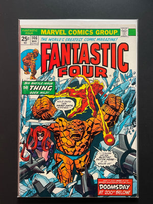 Fantastic Four 146 Marvel Comics May 1974 The Thing Goes Wild