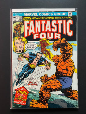 Fantastic Four 147 Marvel Comics June 1974 Sub-Mariner vs Thing
