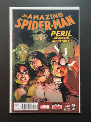 The Amazing Spider-Man 16 Marvel 2016 Peril at Parker Industries