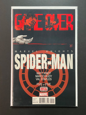 Marvel Knights Spider-Man 5 of 5 (2014) Matt Kindt Marco Rudy