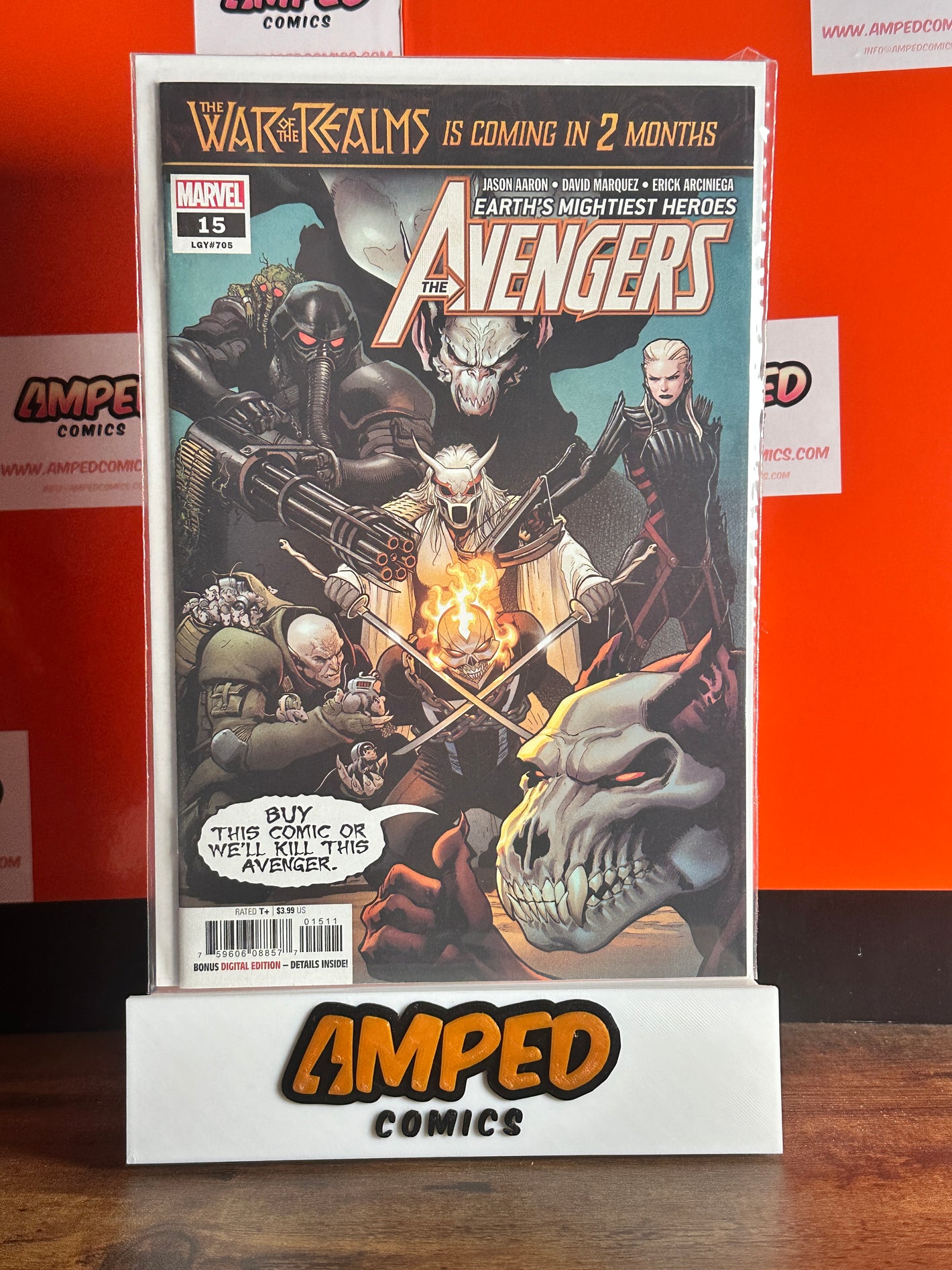 The Avengers 15 Marvel Comics Jason Aaron War of the Realms Tie-In