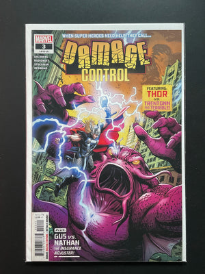 Damage Control 3 Marvel 2022 Featuring Thor vs Trentonn