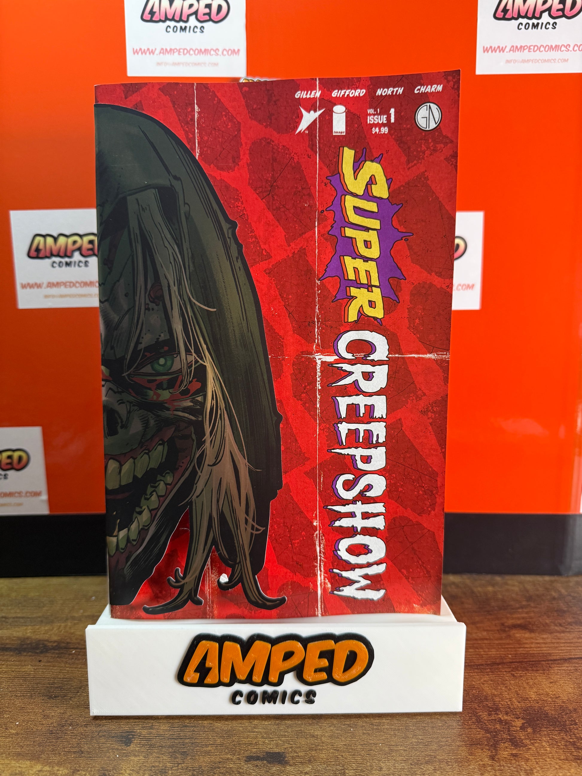 SUPER CREEPSHOW #1 CVR D ANDREA MILANA & JILLIAN CRAB DIE CUT VAR