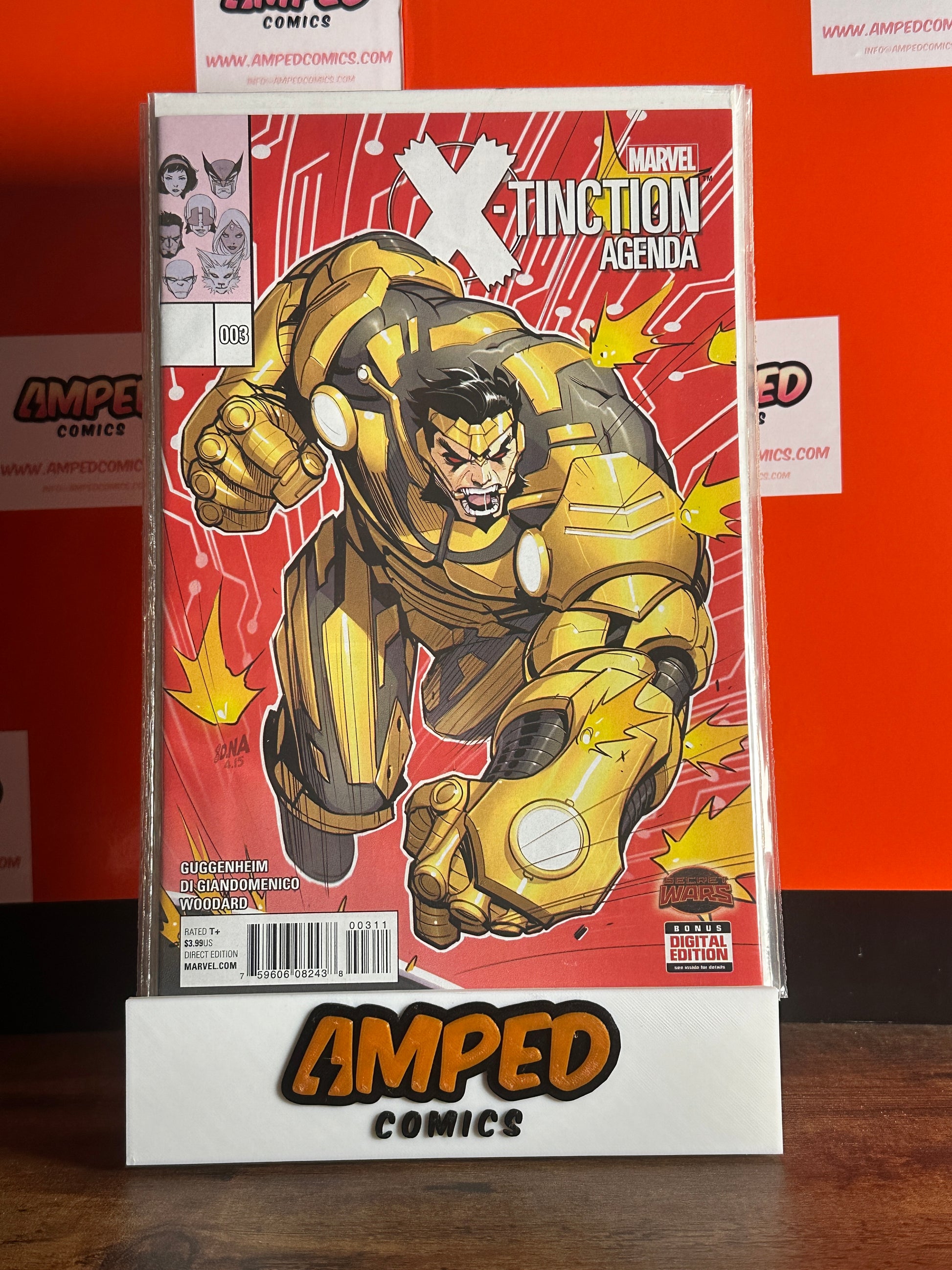 X-Tinction Agenda 3 Marvel Comics 2015 Guggenheim Secret Wars