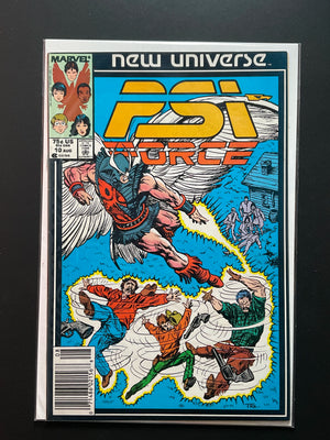 Psi-Force 10 Marvel New Universe Aug 1987