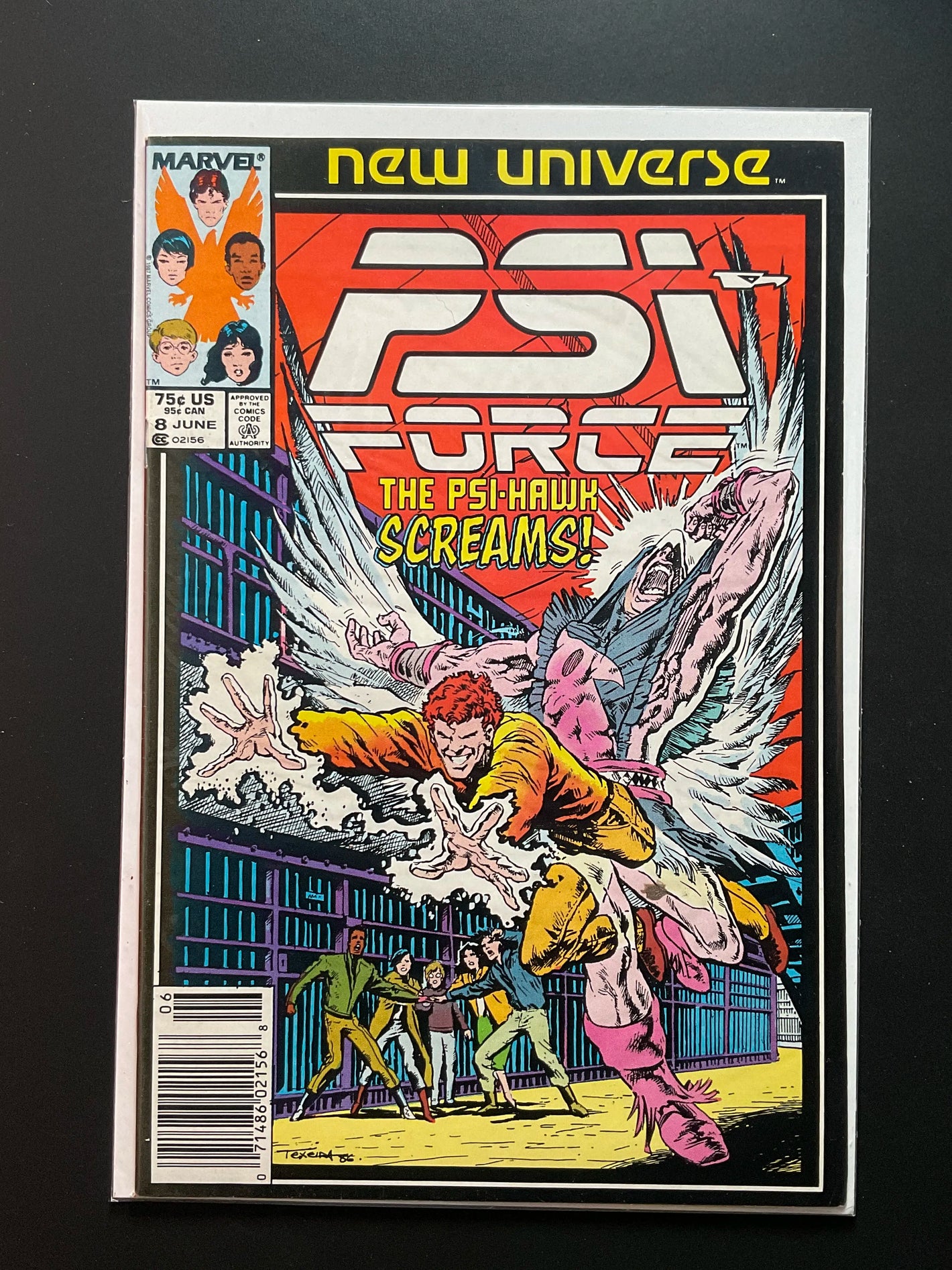 Psi-Force 8 Marvel New Universe June 1987