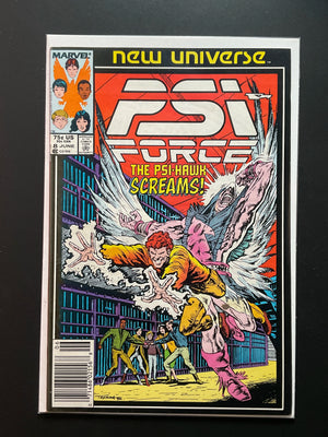 Psi-Force 8 Marvel New Universe June 1987