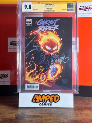 Ghost Rider 1 CGC 9.8 Signed Scotty Young Marvel 2022