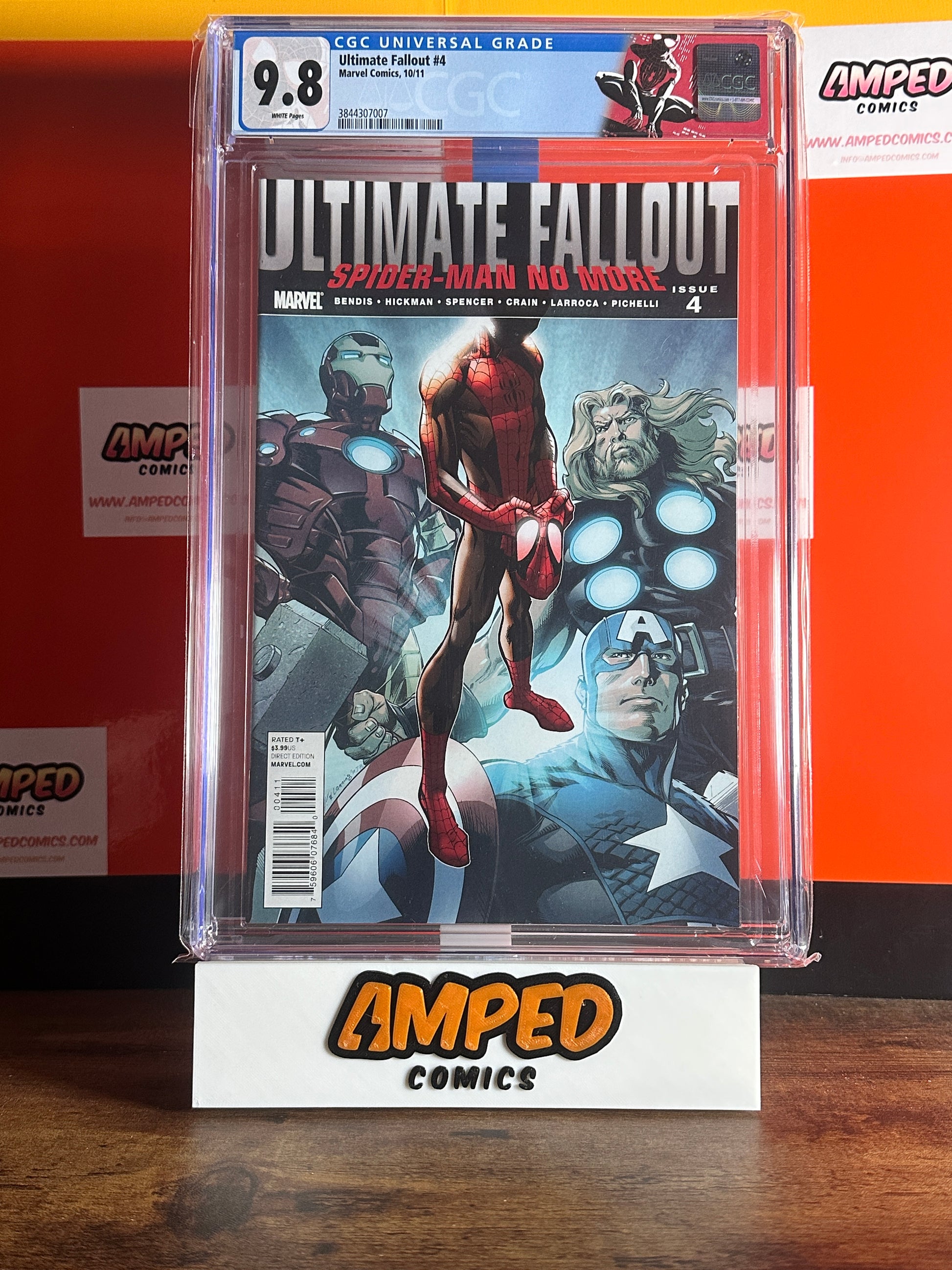 Ultimate Fallout 4 CGC 9.8 Marvel Comics 2011