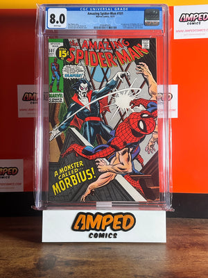 Amazing Spider-Man 101 CGC 8.0 Marvel 1971 1st Morbius Appearance