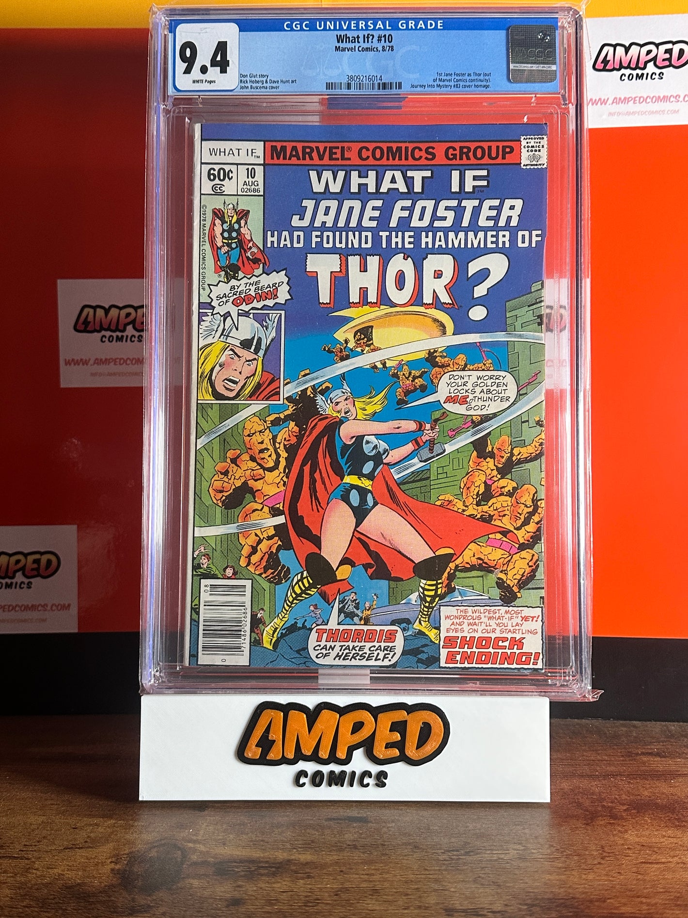 What If 10 CGC 9.4 Marvel Comics Jane Foster Thor 1978
