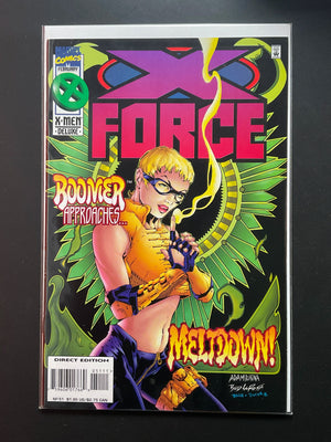 X-Force 51 Marvel Comics February 1996 Boomer Meltdown
