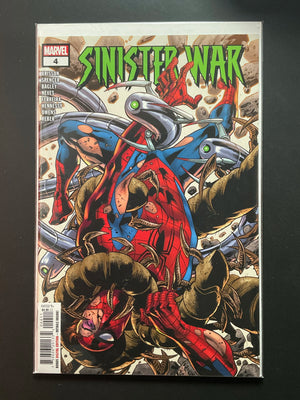 Sinister War 4 Marvel Comics 2021 Spider-Man Cover