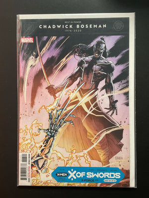 X-Force 13 Marvel 2020 X of Swords Part 4 Chadwick Boseman Tribute