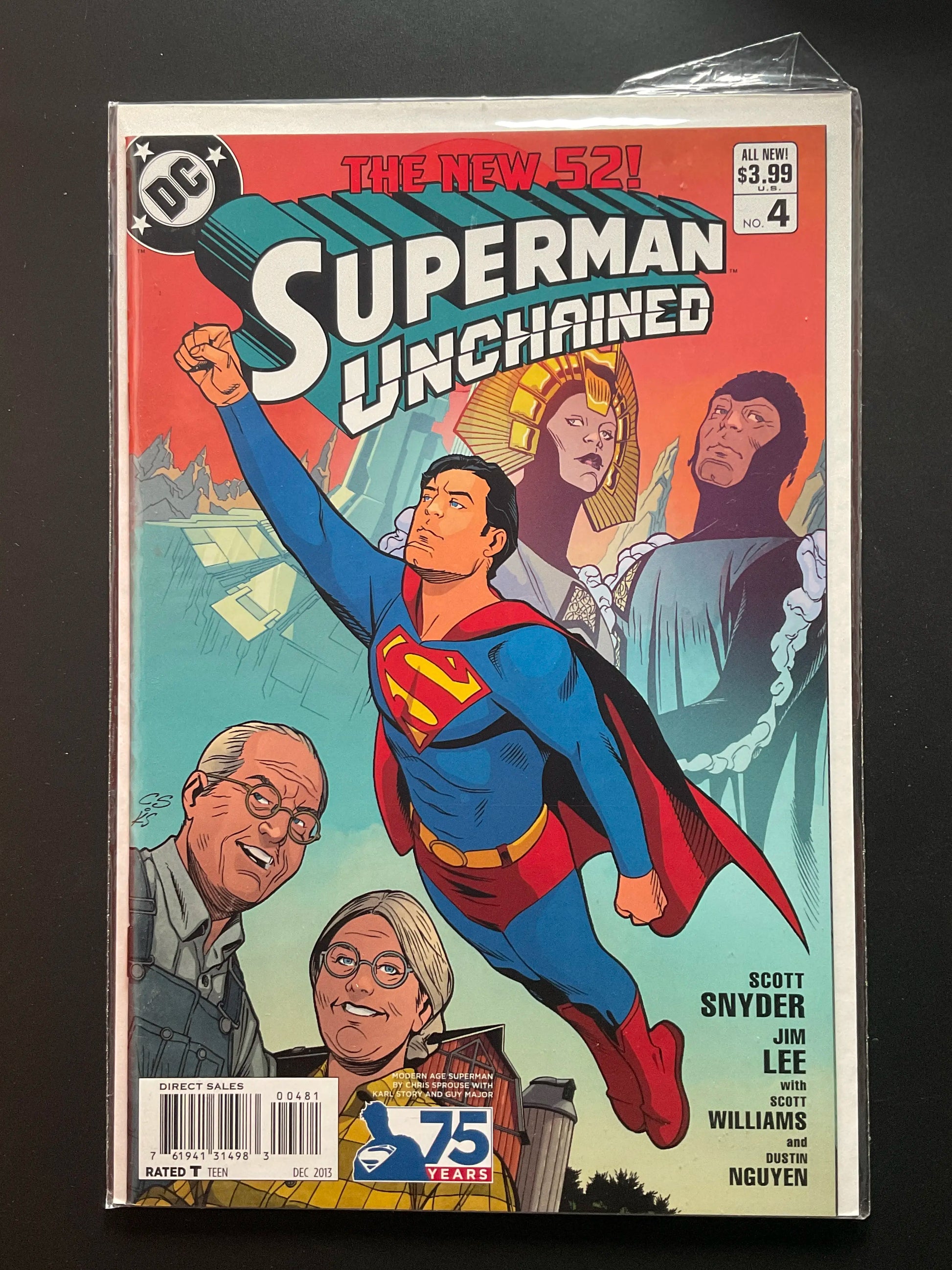 Superman Unchained 4 (Dec 2013) MODERN AGE VARIANT DC Comics The New 52