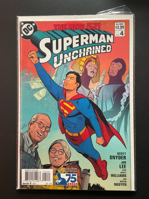 Superman Unchained 4 (Dec 2013) MODERN AGE VARIANT DC Comics The New 52