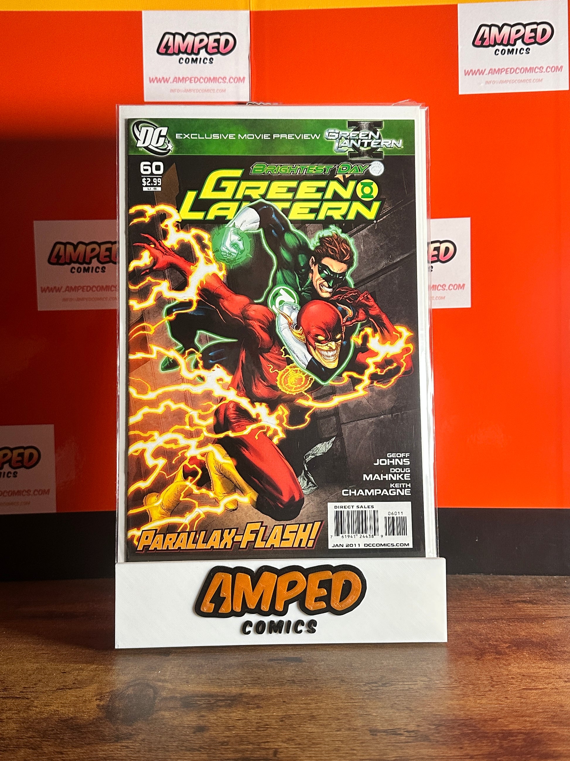 Green Lantern 60 DC Comics Brightest Day Parallax-Flash Jan 2011