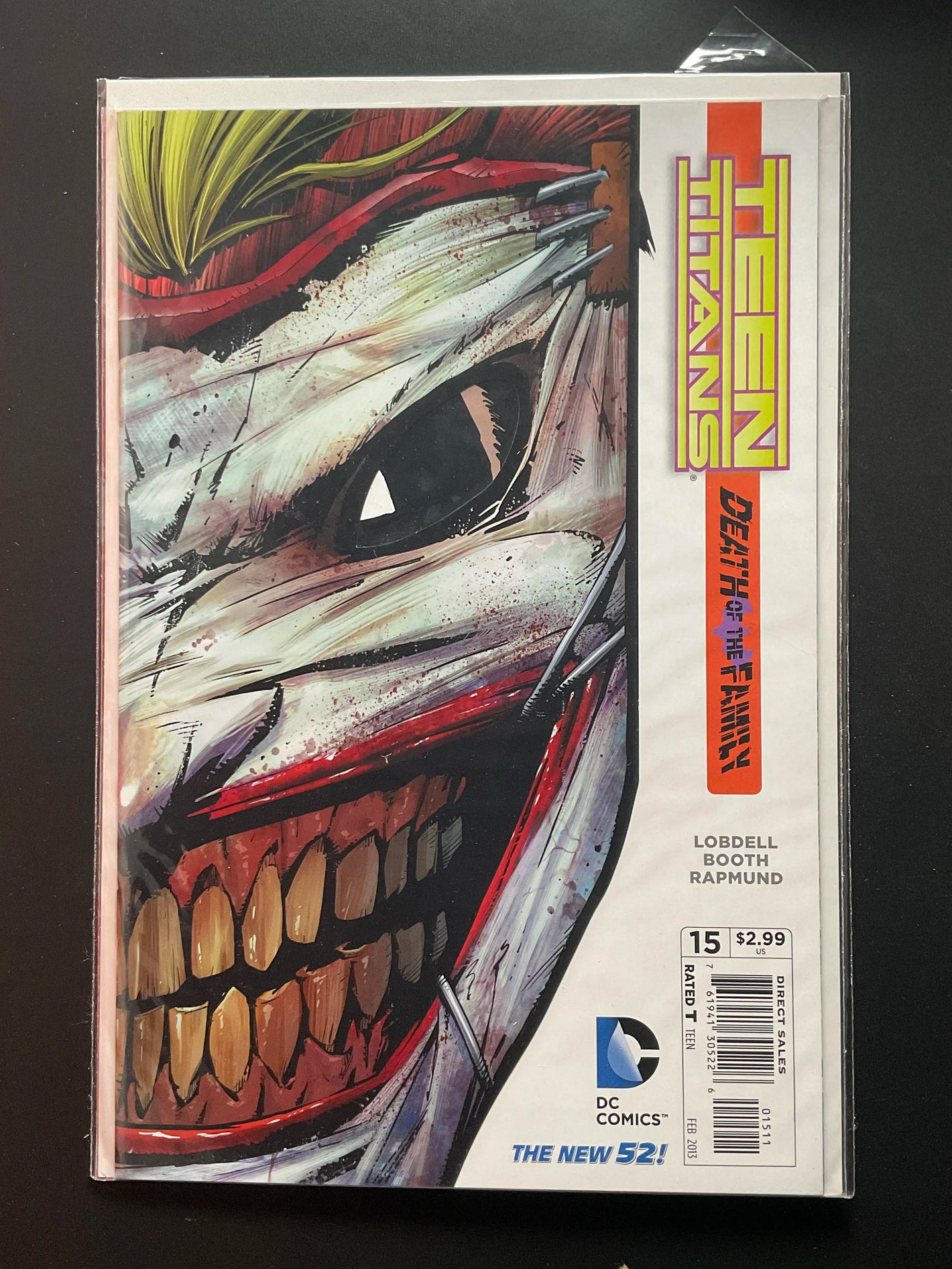 Teen Titans 15 DC Comics Feb 2013 Death of the Family