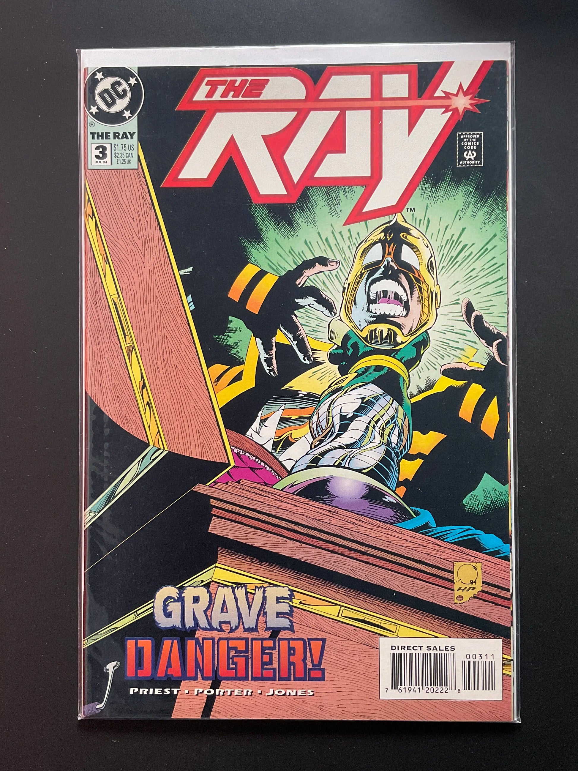 The Ray 3 DC Comics 1994 Grave Danger Priest Porter Jones