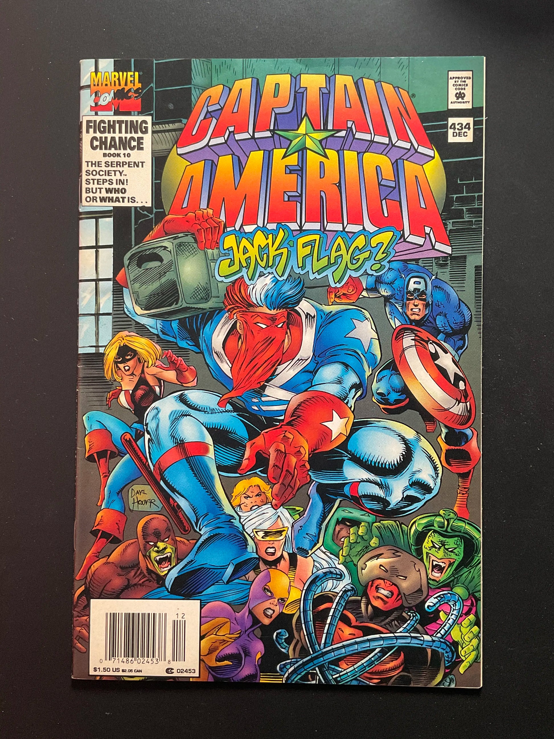 Captain America 434 Marvel Comics Dec 1994 Jack Flag Appearance