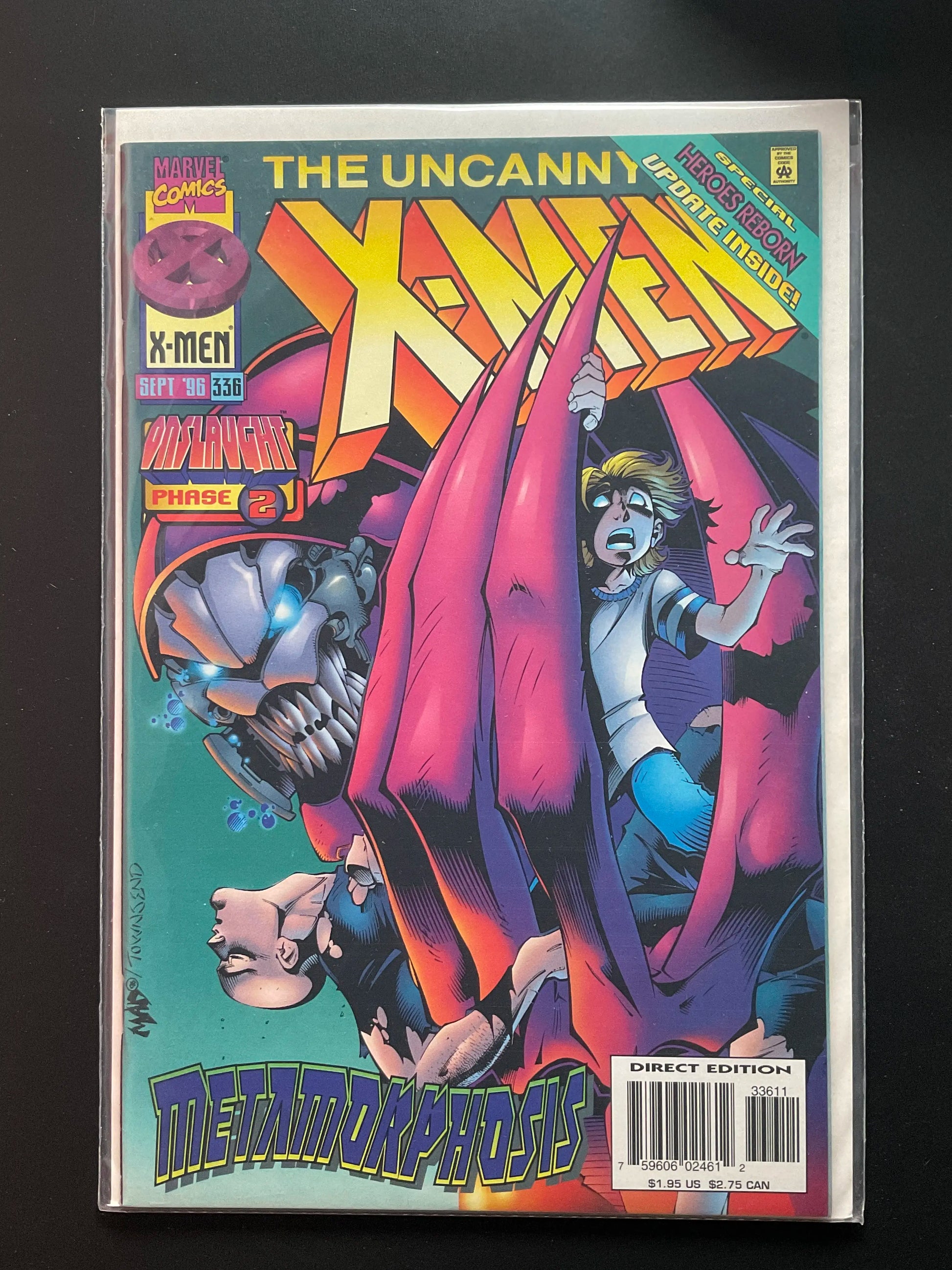 The Uncanny X-Men 336 Marvel Comics Sept 1996 Onslaught Phase 2