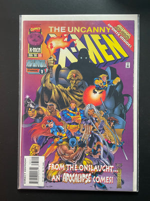 The Uncanny X-Men 335 Marvel Comics Aug 1996 Onslaught Phase 1