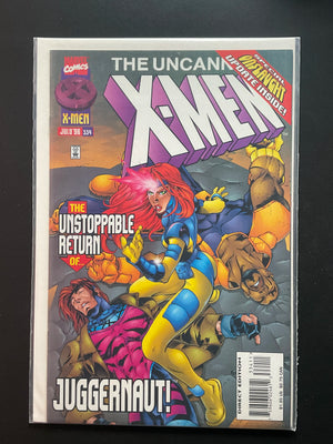 The Uncanny X-Men 334 Marvel Comics July 1996 Juggernaut Returns