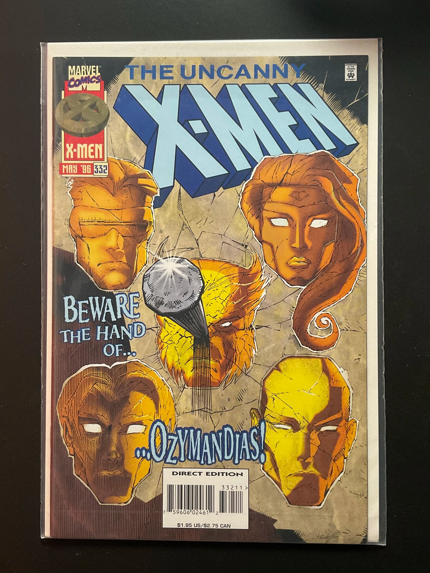 Uncanny X-Men 332 Marvel Comics May 1996 Direct Edition