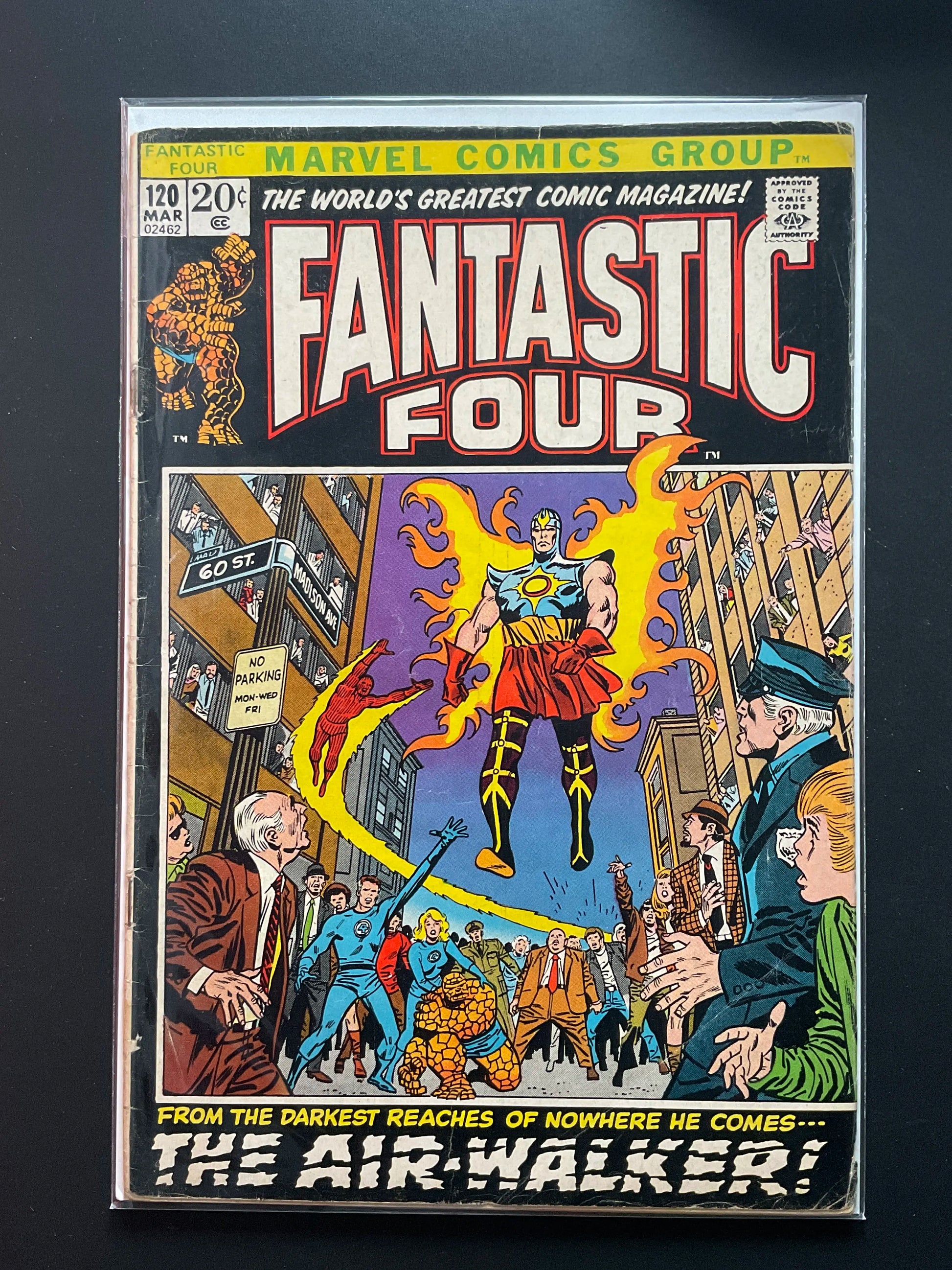 Fantastic Four 120 Marvel Comics March 1972 The Air-Walker - B