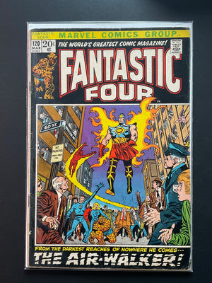 Fantastic Four 120 Marvel Comics March 1972 The Air-Walker - B