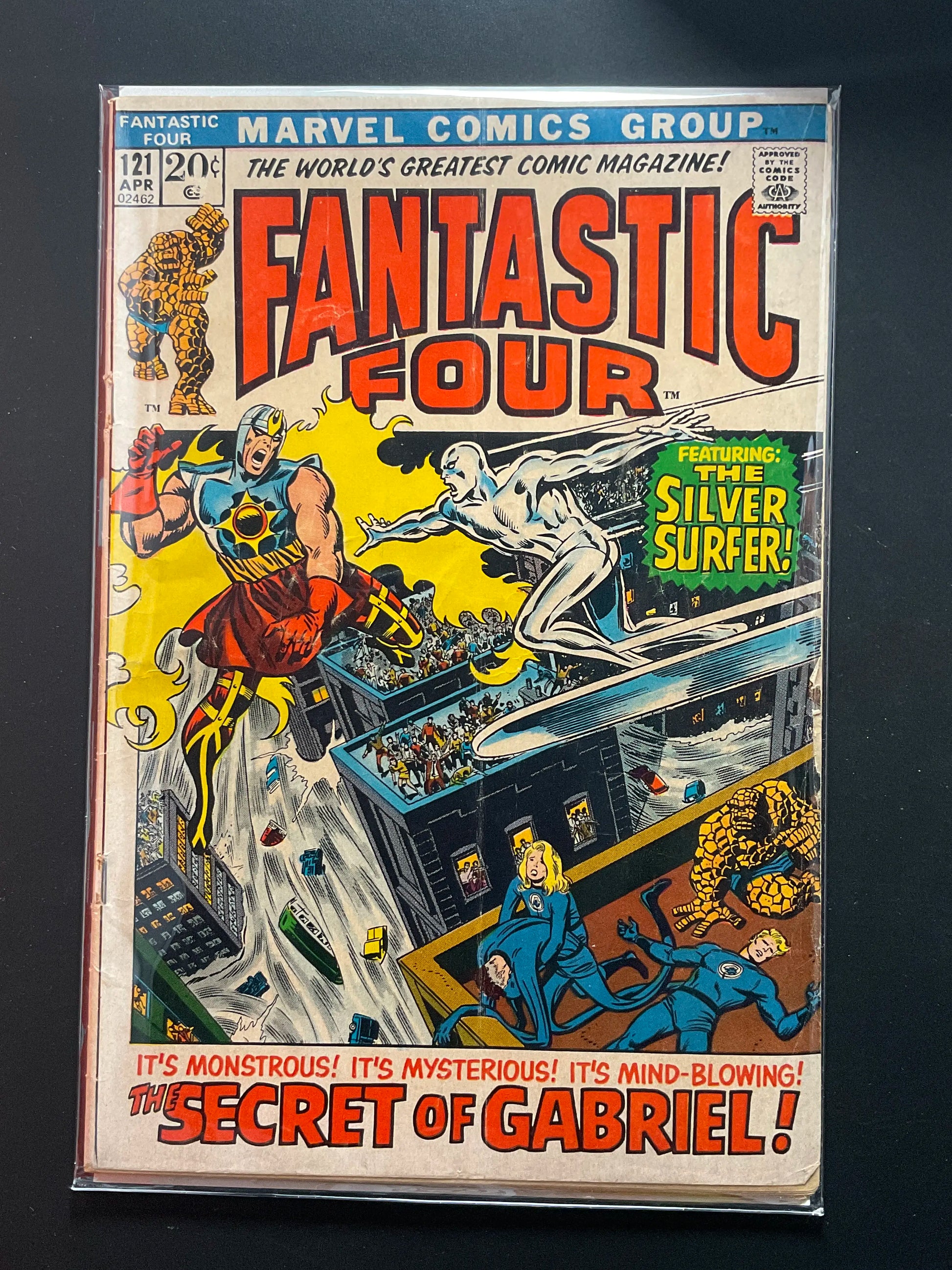 Fantastic Four 121 Marvel Comics Apr 1972 Silver Surfer Appearance