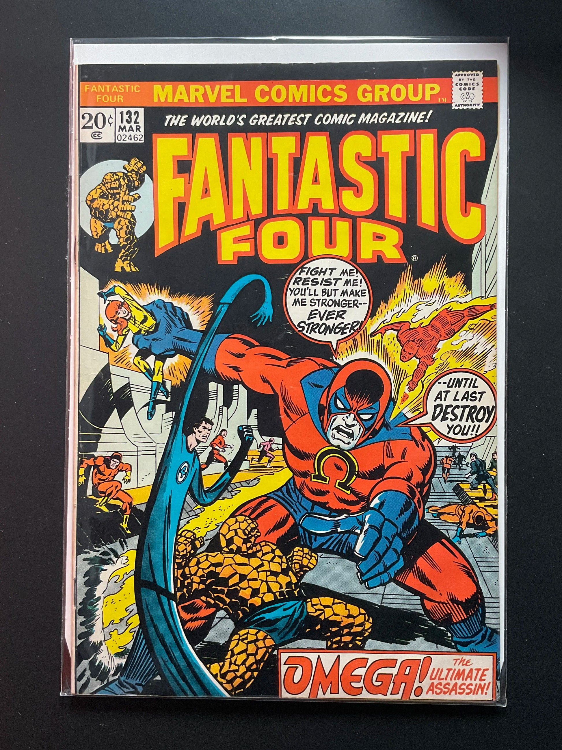 Fantastic Four 132 Marvel Comics March 1973 Omega Appearance