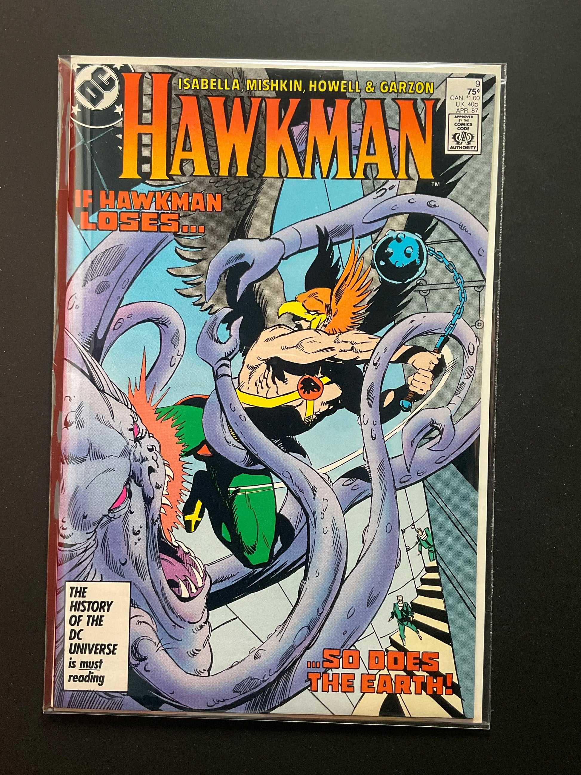 Hawkman 9 DC Comics April 1987