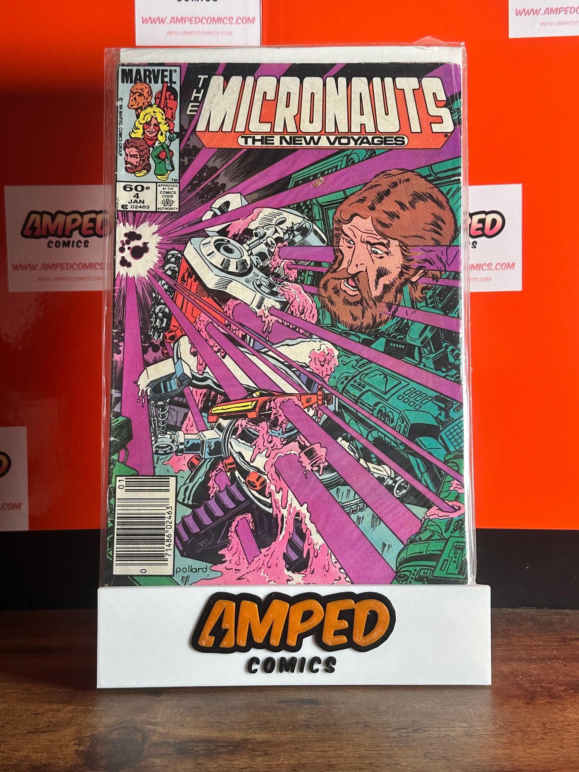 The Micronauts The New Voyages 4 Marvel Comics Jan 1985
