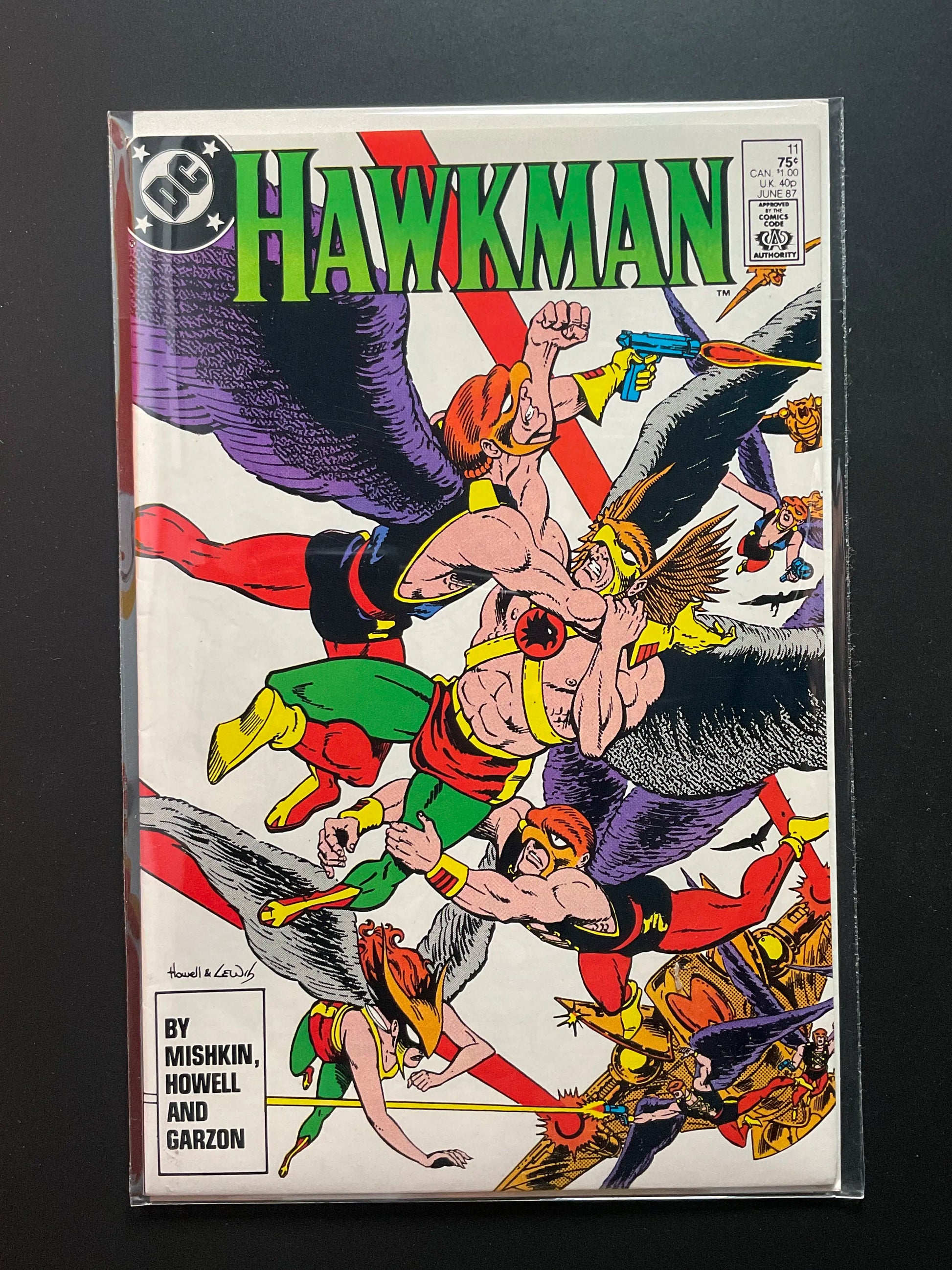Hawkman 11 DC Comics June 1987 by Mishkin, Howell Garzon