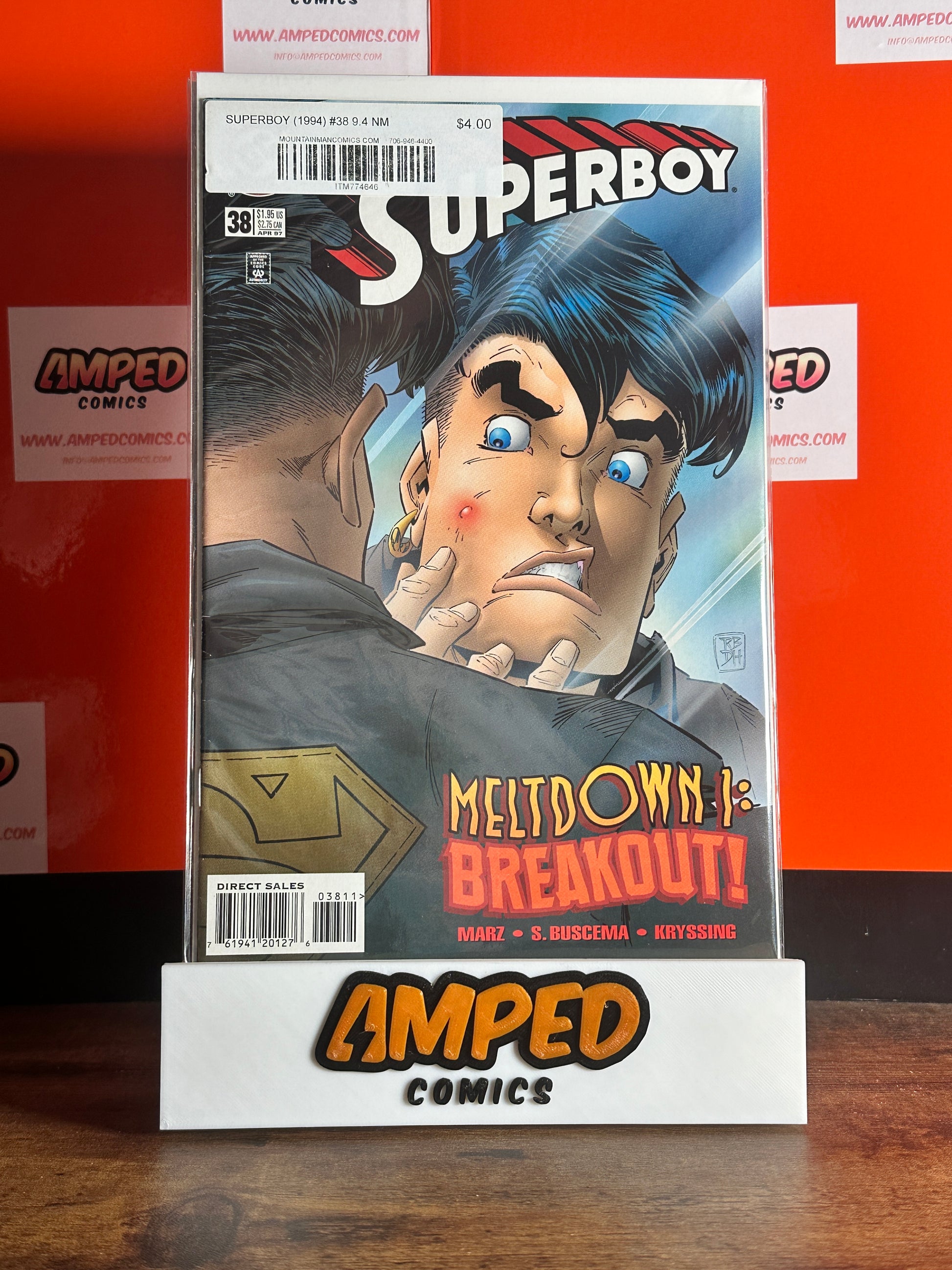 Superboy 38 (1994) DC Comics - Meltdown Part 1 Breakout