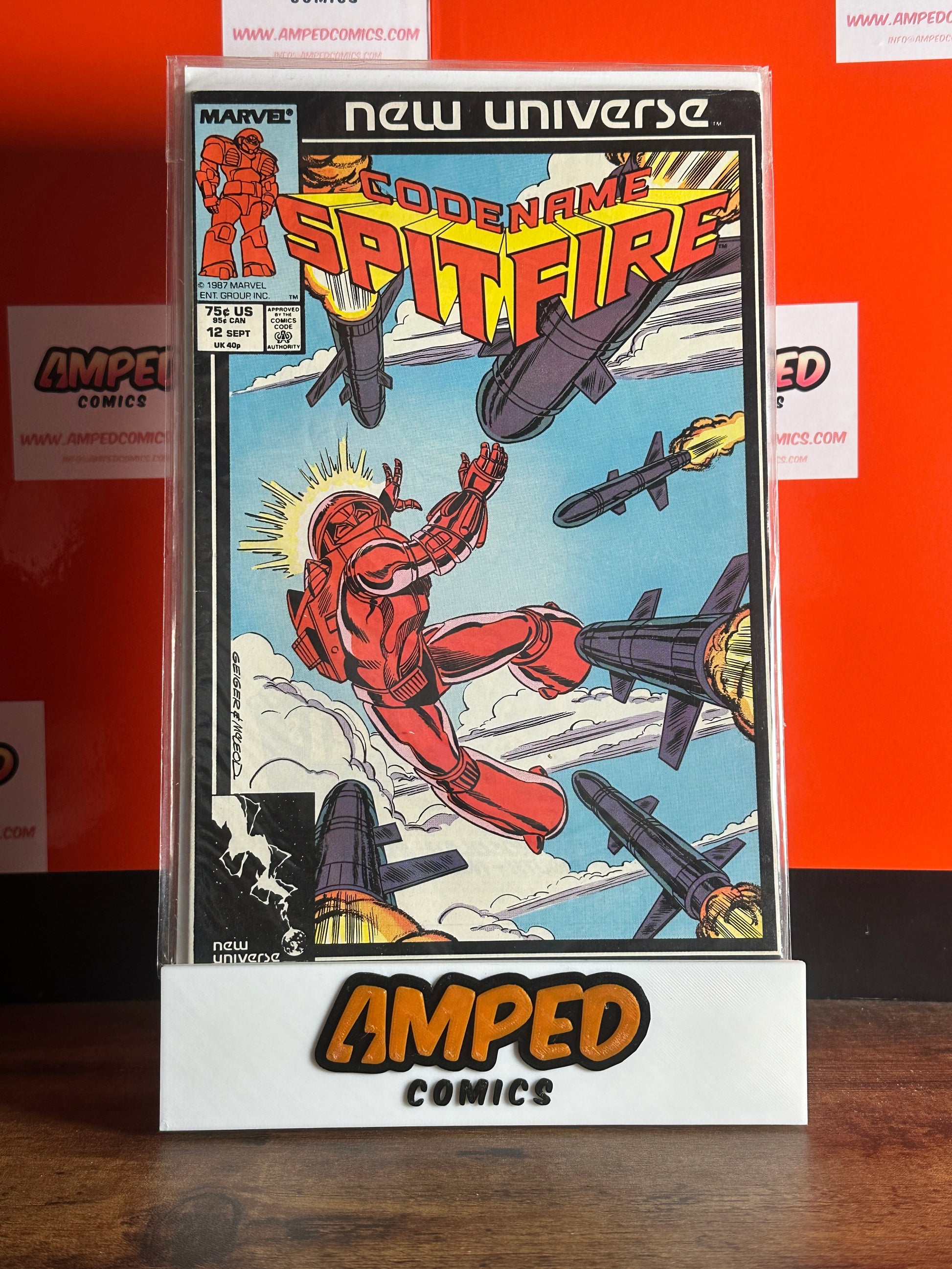 Codename Spitfire 12 (1987) Marvel New Universe