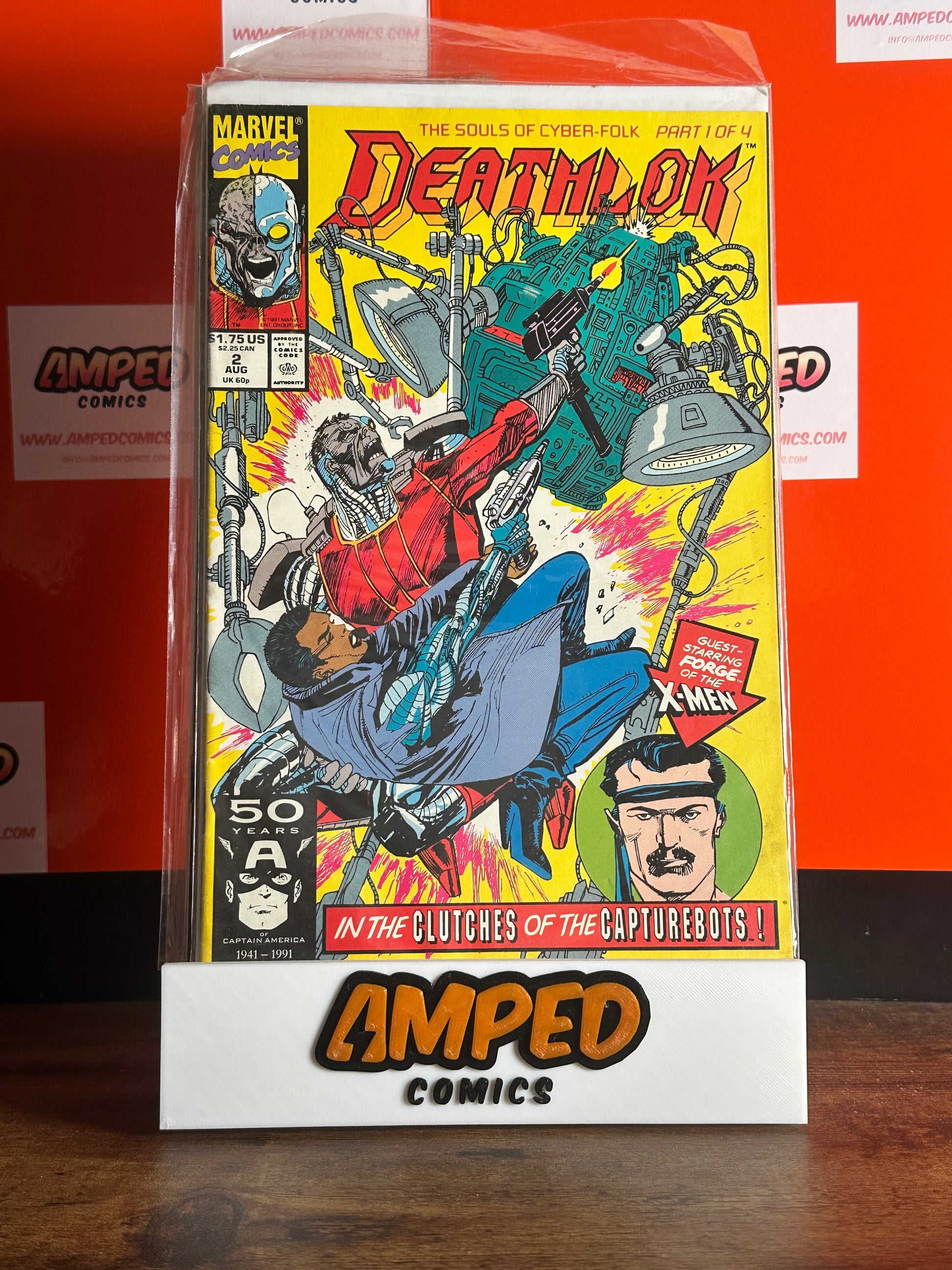 Deathlok 2 Marvel Comics Aug 1991 The Souls of Cyber-Folk Part 1