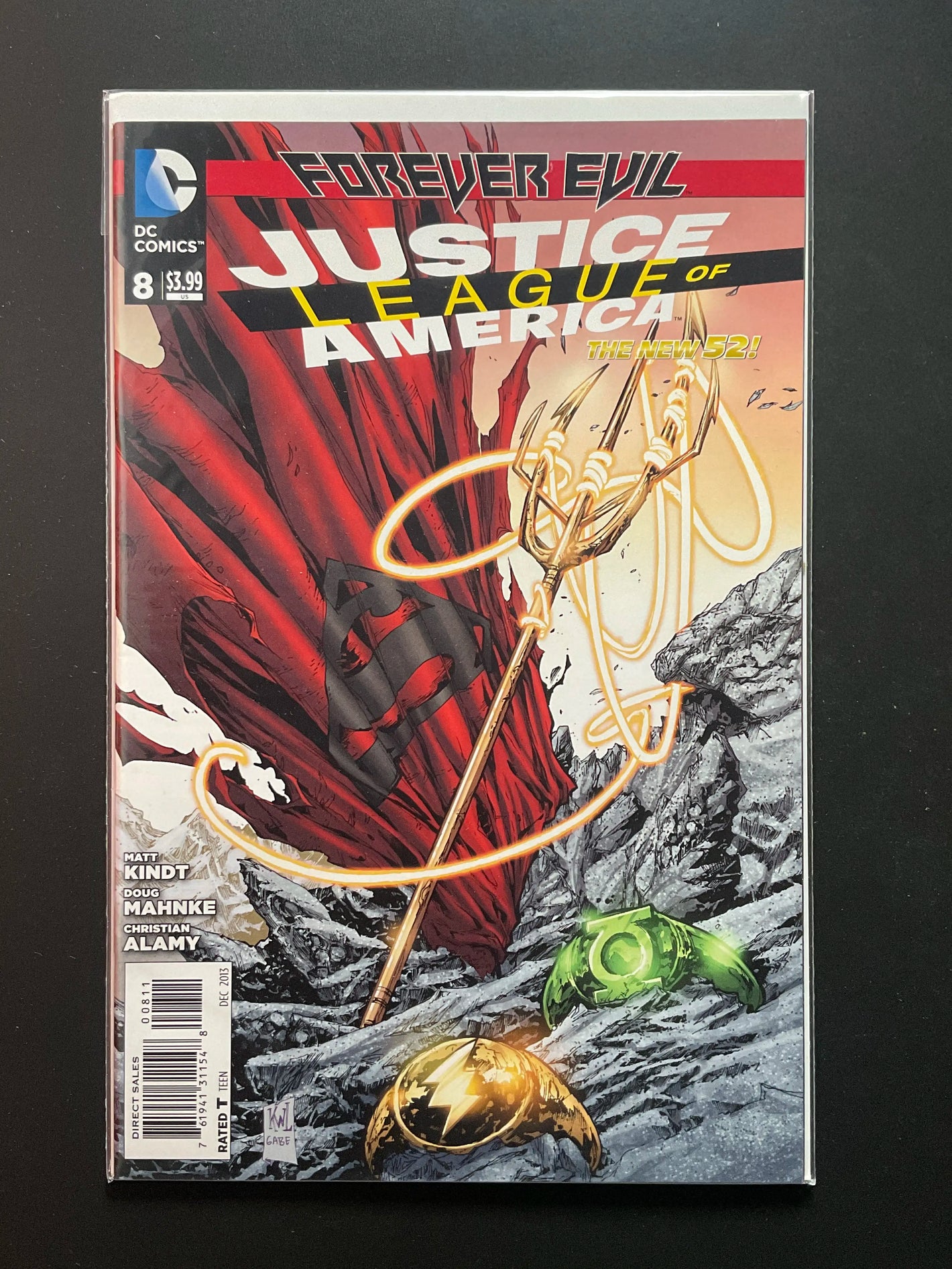 Justice League of America 8 Forever Evil DC Comics Dec 2013