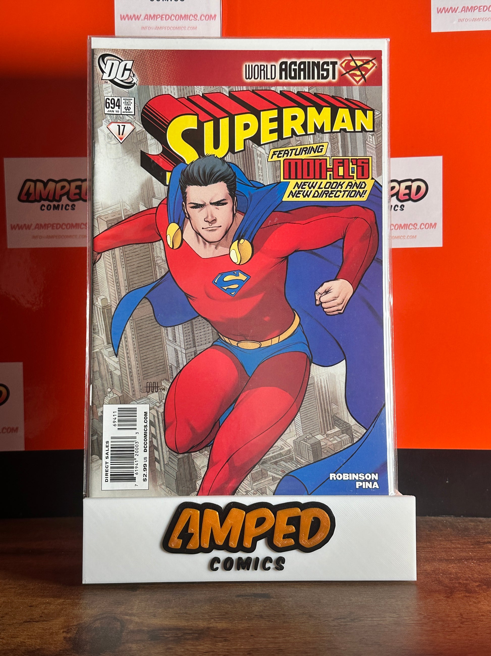 Superman 694 DC Comics 2009 Featuring Mon-El New Look