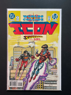 Icon 15 Worlds Collide Superboy Meets Girl DC Milestone 1994