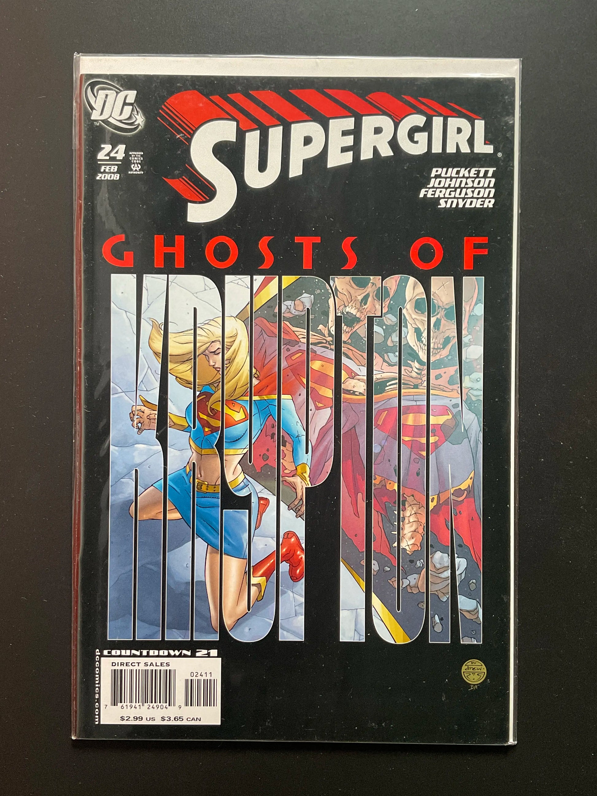 Supergirl 24 (Feb 2008) DC Comics Ghosts of Krypton