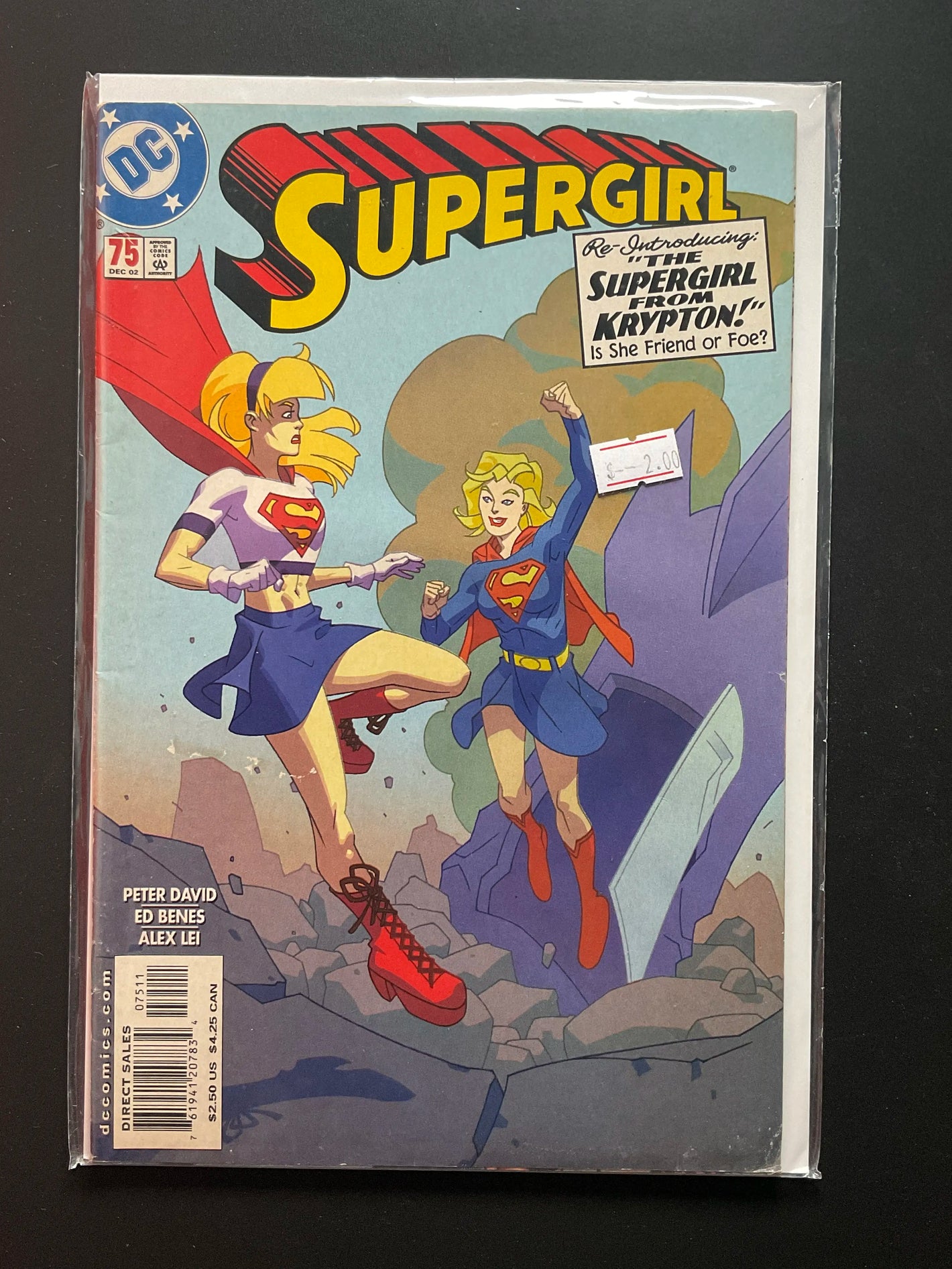 Supergirl 75 DC Comics Dec 2002 Peter David Ed Benes