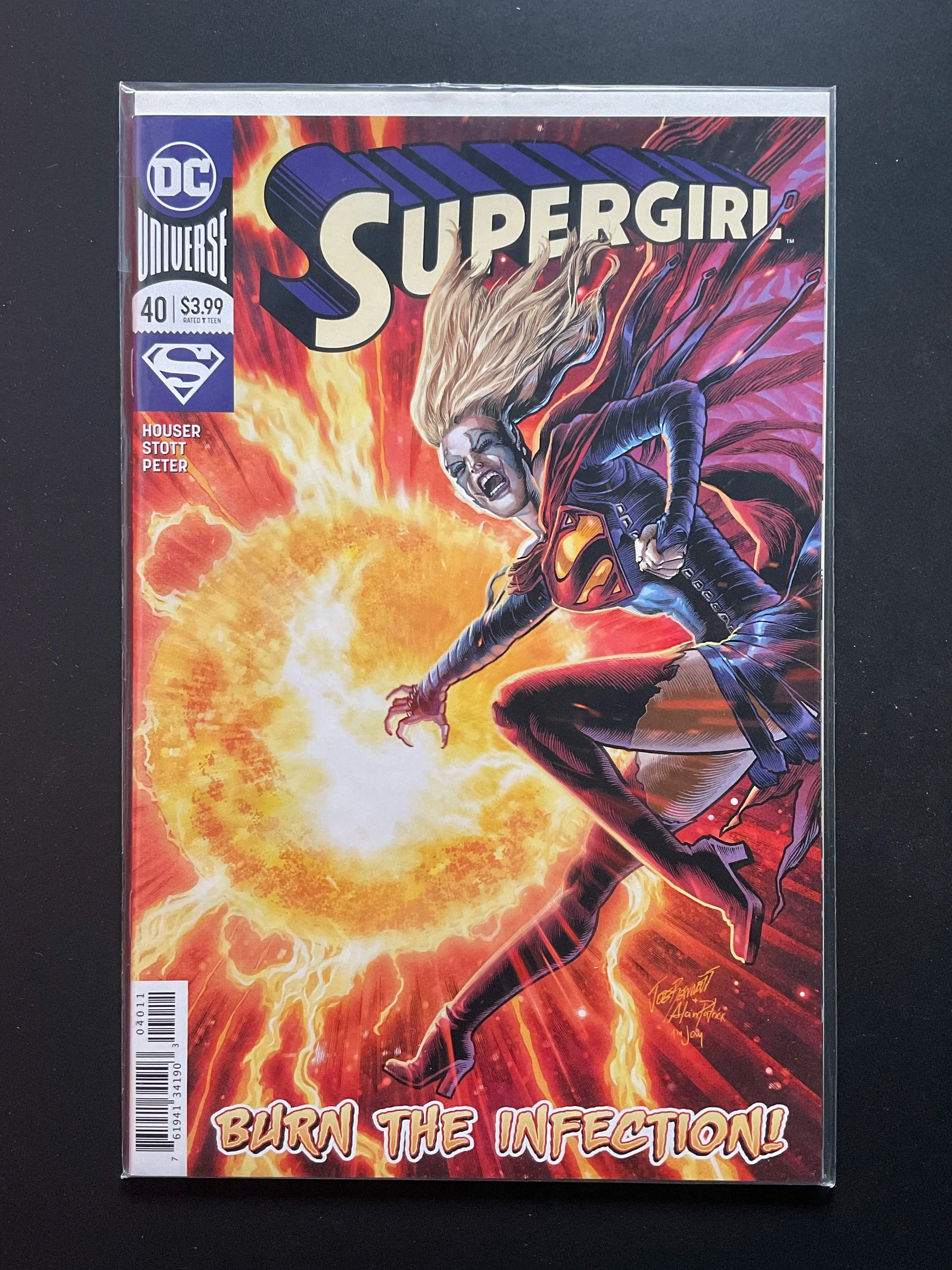 Supergirl 40 DC Universe 2020 Burn the Infection